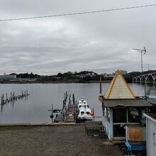 ボート乗り場もあります