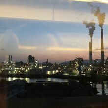 山陽新幹線車内より！