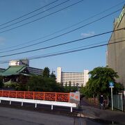 石神井川に沿ってある有名な寺院