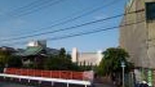 石神井川に沿ってある有名な寺院