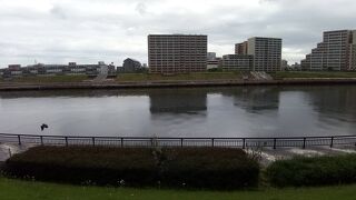 モダンな高層マンションが立ち並び、昔の下町のイメージとはだいぶ違う