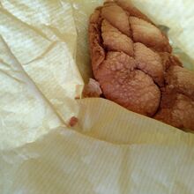 メロンパン　つぶれやすい。