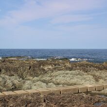海岸沿いの遊歩道