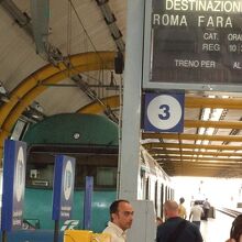 フィウミチーノ空港の鉄道駅