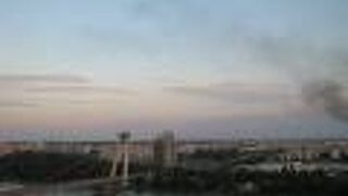 ブラチスラヴァ城のすぐ近くにある橋