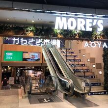 かわさき市場の入口