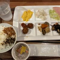 朝食ブッフェの一部