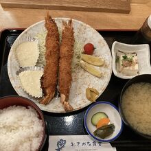 大海老フライ定食