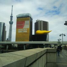 アサヒビールとスカイツリー