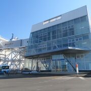 凾館から津軽海峡フェリーを利用して着きました