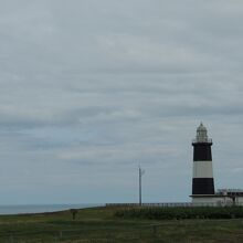能取岬灯台の景色
