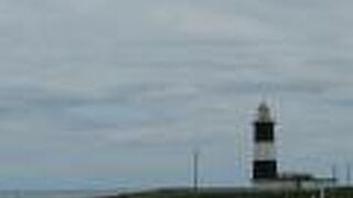 能取湖の先端部分にある岬