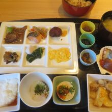 朝食の料理の一部です