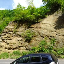 車を停められる場所が所々ある