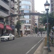 お洒落な神戸の通りの１つ