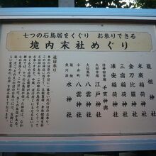 大伝馬町八雲神社と小舟町八雲神社が、並列して記載されています