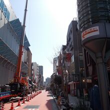 通りの様子です。