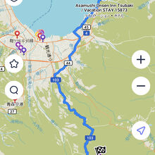 浅虫温泉→酸ヶ湯温泉