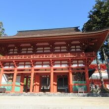 やっと再建できた中門