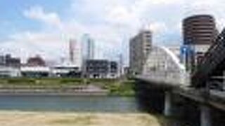 橋からの眺めがきれいでした。