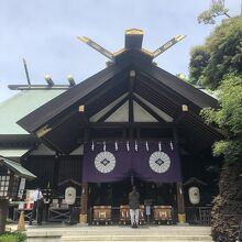 正面からの拝殿