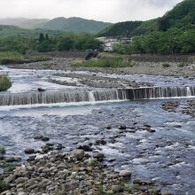 こけし橋から見た松川や周辺の景色。心洗われます。