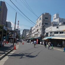 通りの様子です。