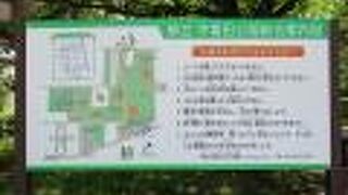 広々とした公園でした