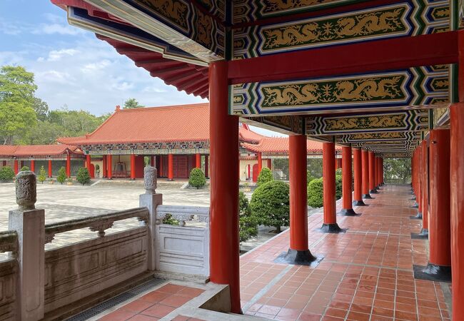 台湾で最大面積を誇る孔子廟