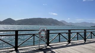 泳いで渡れそう？