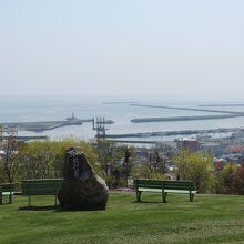 春の紋別公園の風景