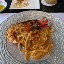 伊勢海老のパスタ