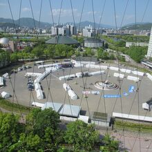 広島市民球場跡地のイベント会場