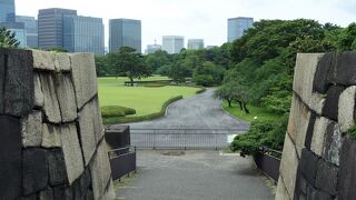 江戸城の本丸と二の丸跡