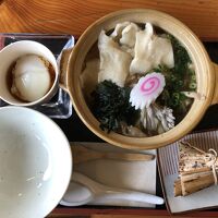 朝食のほうとう？うどん？