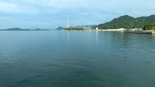 しまなみ海道を見渡せる東側の閑散？区間の車窓がおすすめ