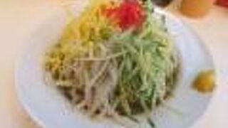 冷やし中華を食べました