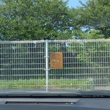 コスモスの駐車場奥の専用駐車場の案内板