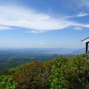 手軽に絶景が見られます！6月はまだ雪に覆われています…