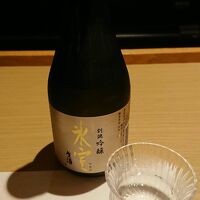 お勧めされた日本酒。確かに美味かった