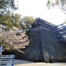 復旧工事のプロセスを含め見学できる熊本城