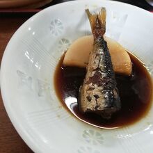 絶妙な味付けの煮つけ