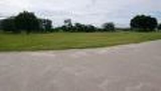 矢作川の河川敷をうまく活用した公園