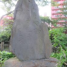 芭蕉の句碑があります