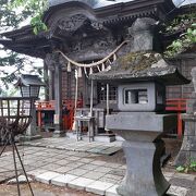 刈田嶺神社の里宮は、遠刈田温泉の≪神の湯≫すぐ裏手にあります