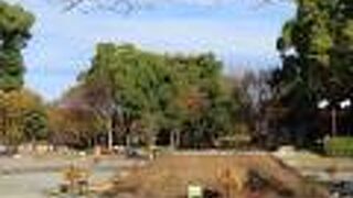 内堀の北側に広がる入場無料のエリア