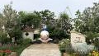 屋上展望デッキからお見送り