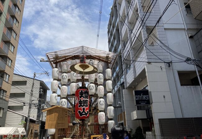 静かな祇園祭り　とうろう山