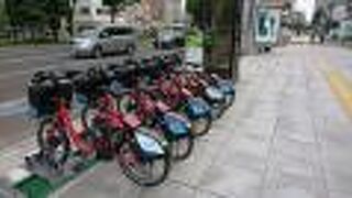 電動自転車でラクチン。