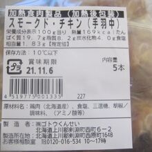 手羽中の概要はこちらで。